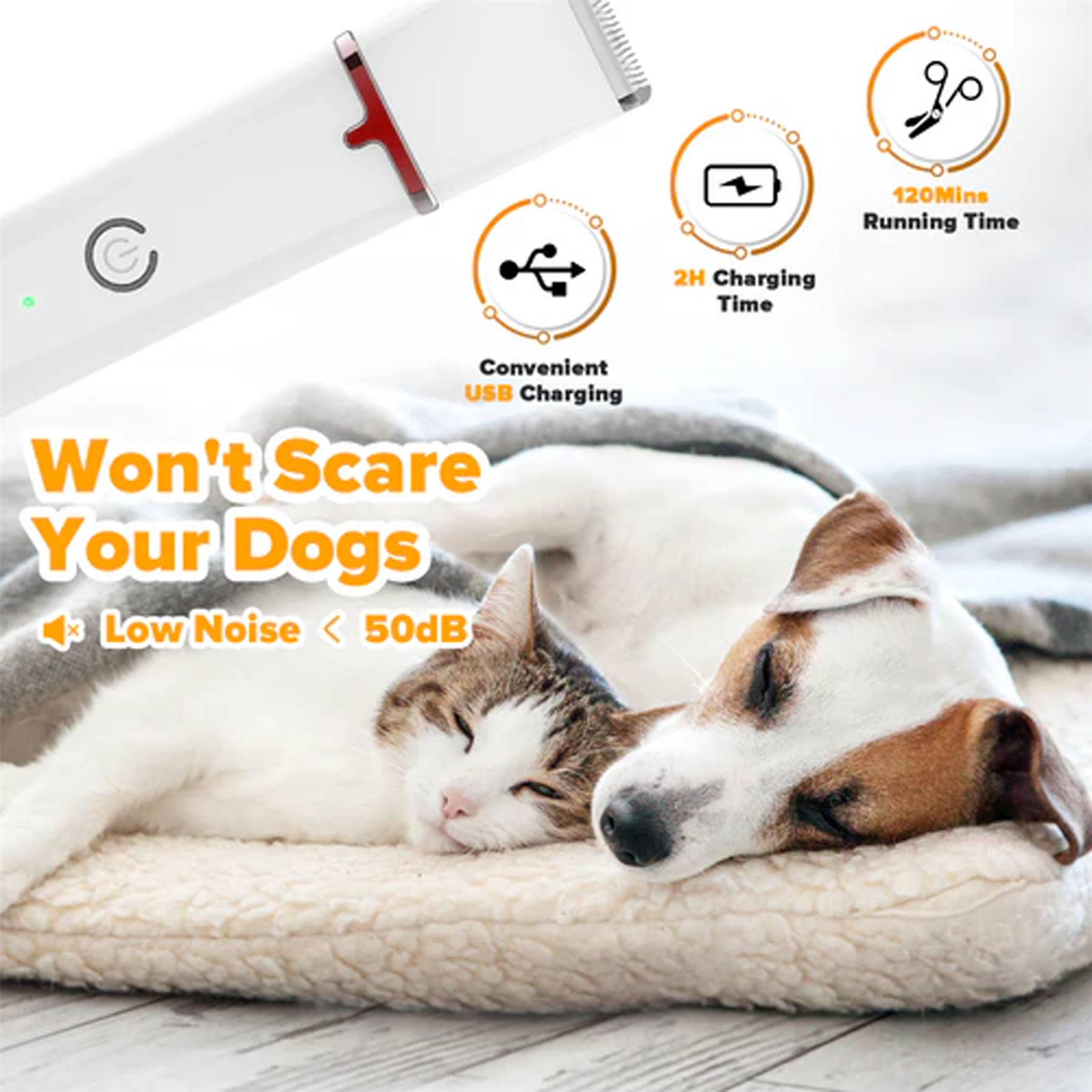 dog clippers dog grooming kit rechargeable cordless pet grooming clippers