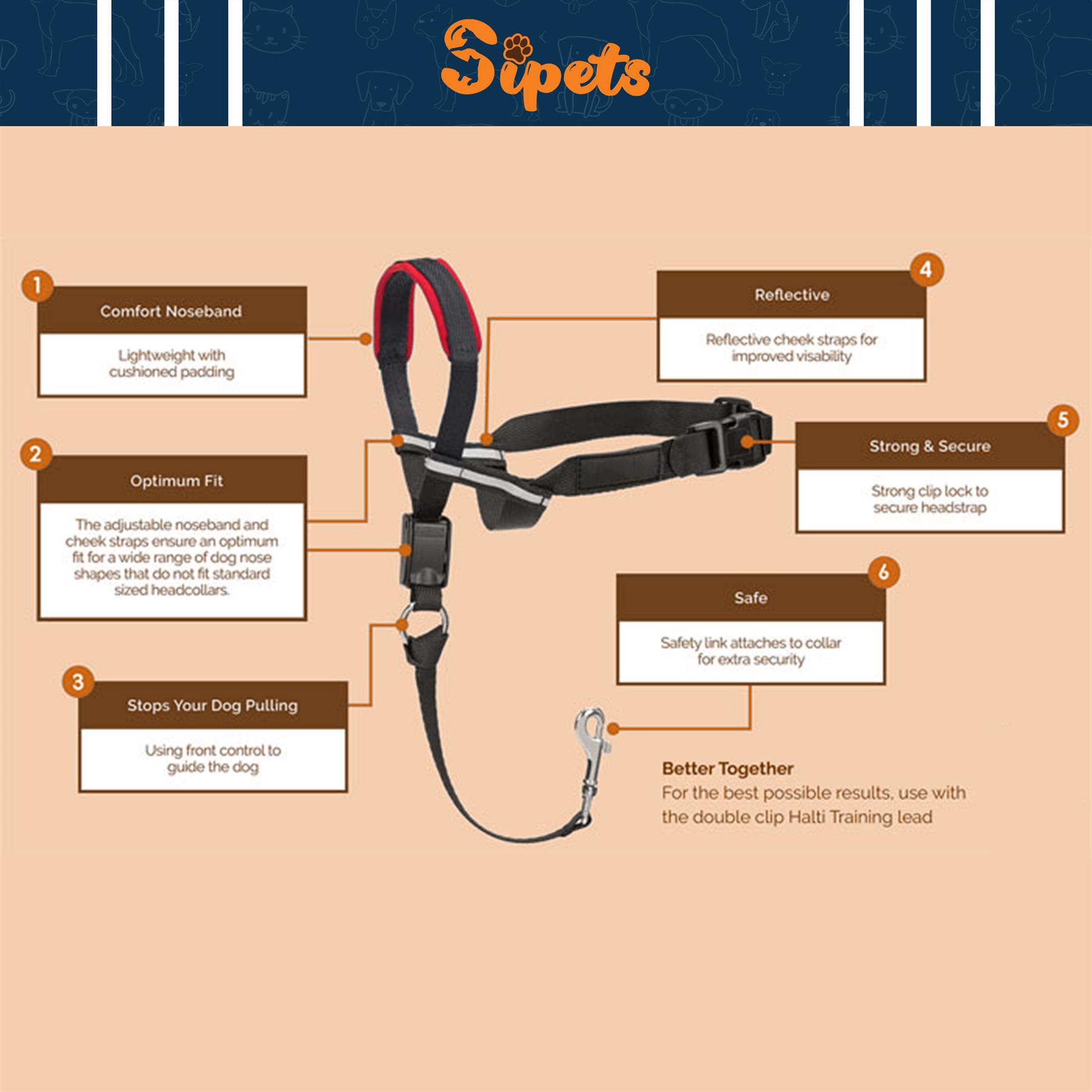 headcollar non pull dog head collar for training adjustable dog halter