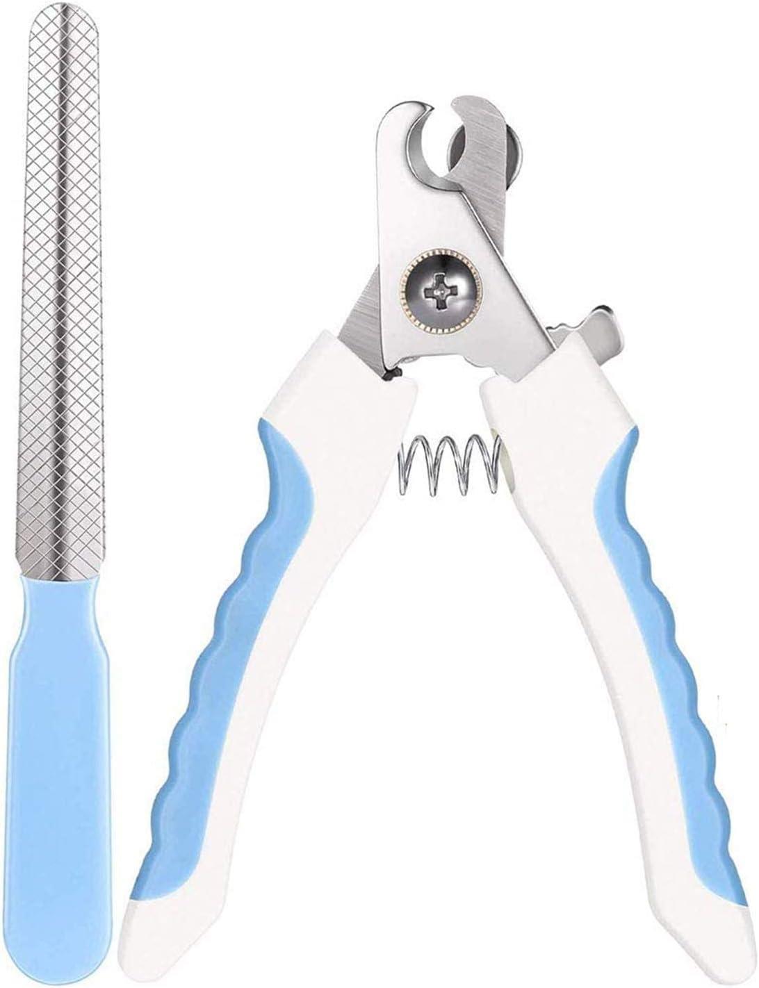 pets professional nail clippers with safety guard and free nail file