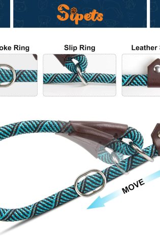slip rope dog lead 1.8m, one size fits all, slip on rope leash