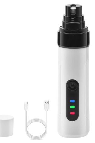 professional 2 speed electric rechargeable pet nail trimmer